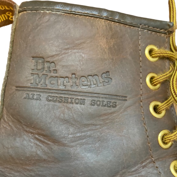 Vintage Dr. Martens Brown Air Wair Air Cushion Boots - Picture 2 of 9